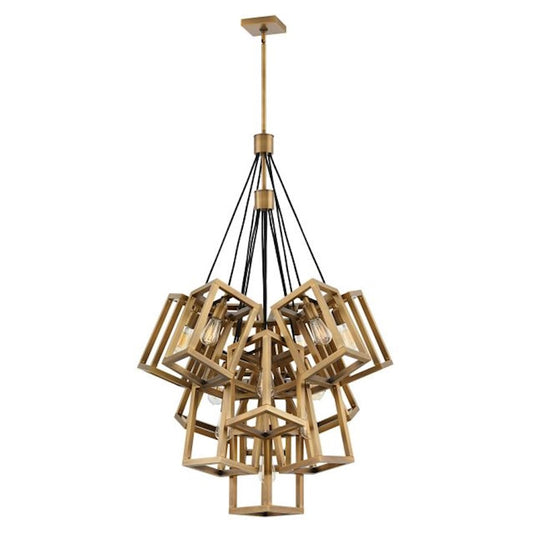 Fredrick Ramond Ensemble 13 Light Chandelier Brushed Bronze - FR42449BBZ