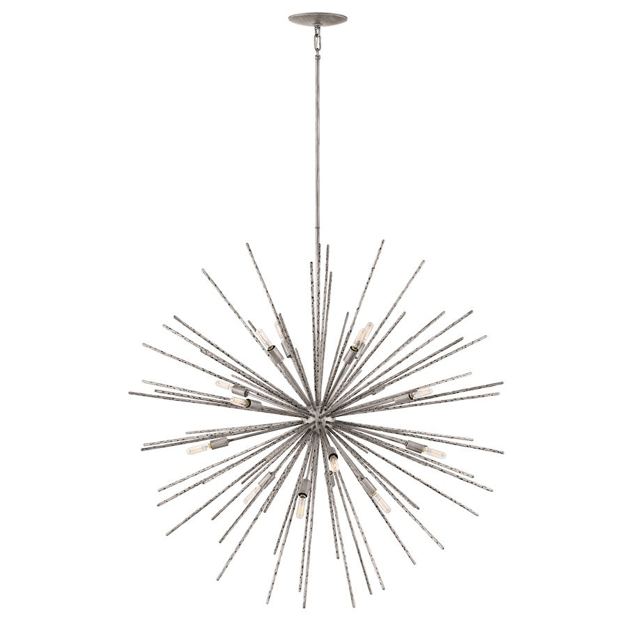 Fredrick Ramond Tryst 16 Light Chandelier, Burnished Nickel - FR43016BNN
