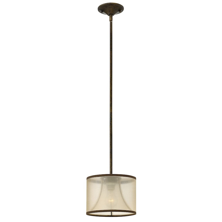 Fredrick Ramond Mime 1 Light Mini-Pendant, French Bronze - FR45607FBZ