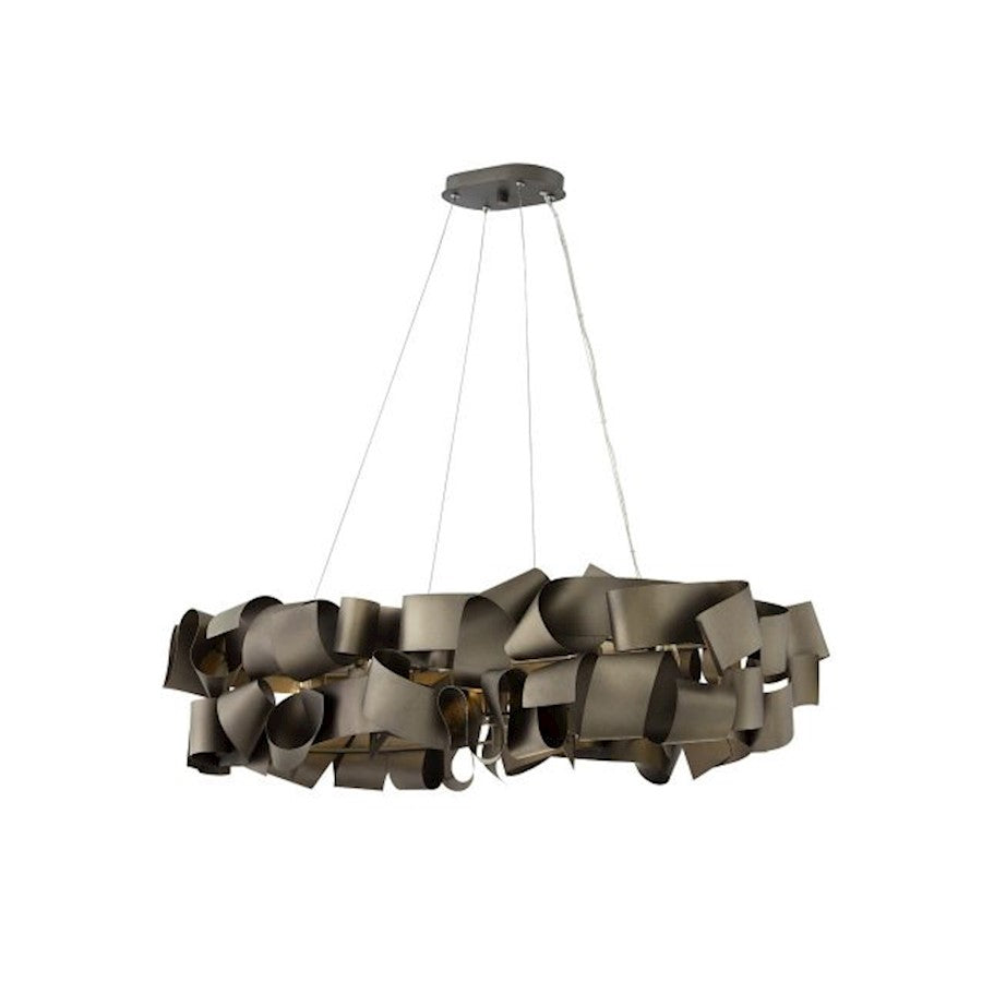 Fredrick Ramond Delfina 6 Lt Chandelier, Matte Bronze - FR48605MMB