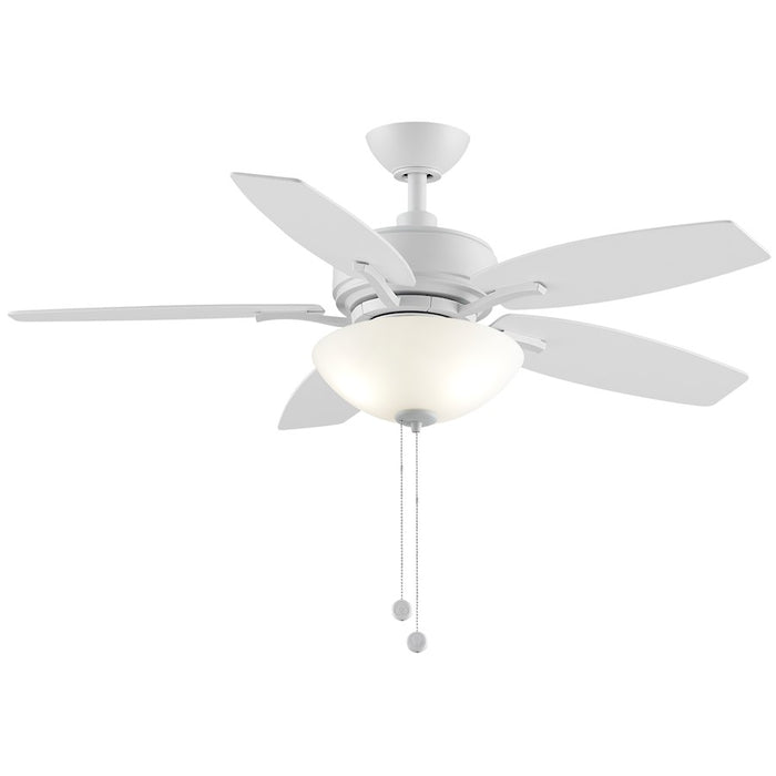 Fanimation Aire Deluxe, White/White Blades, White Frosted LED