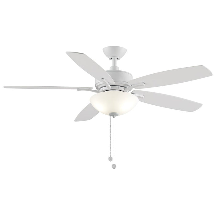 Fanimation Aire Deluxe, White/White Blades, White Frosted LED