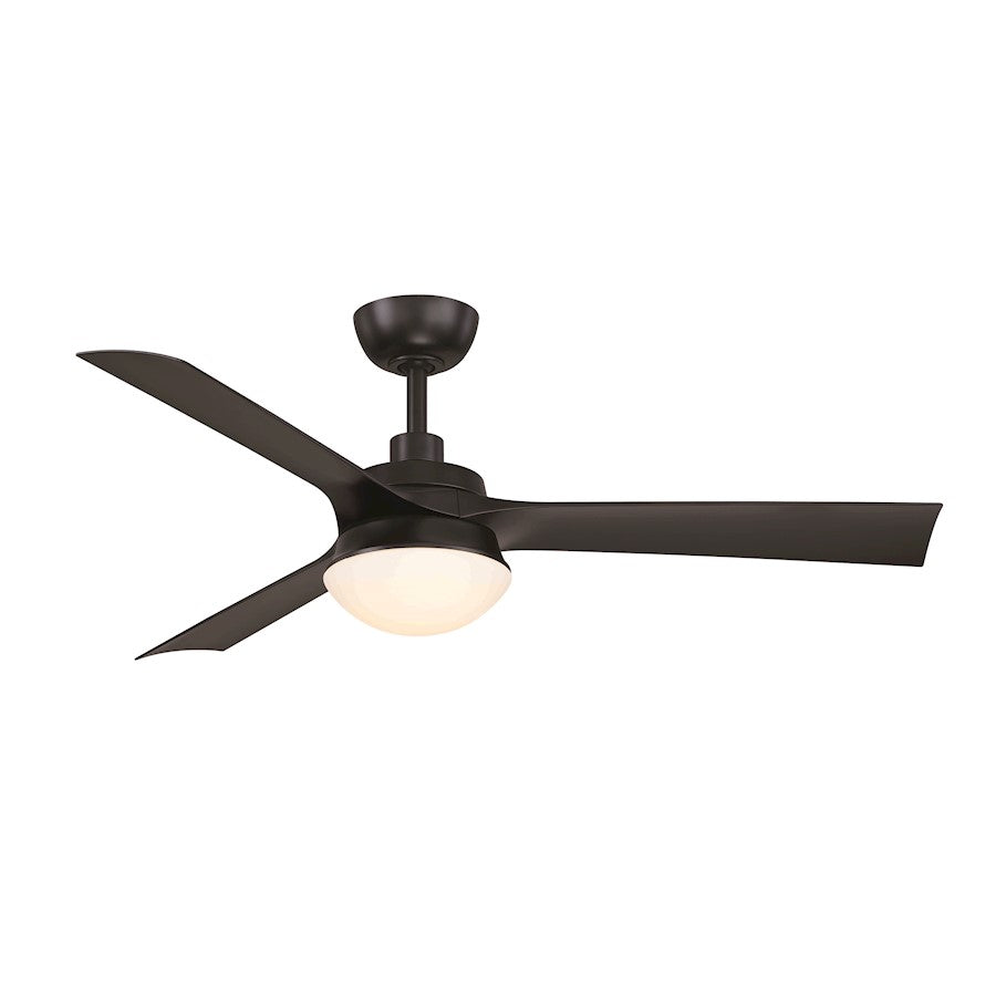 Fanimation Barlow 52" Ceiling Fan/LED Light Kit, Black Opal/Black - FP6807BL