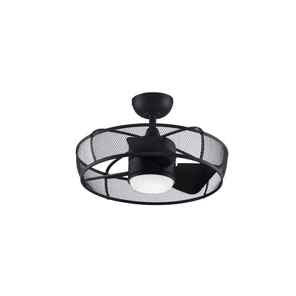 Fanimation Henry 20in 3-Light Ceiling Fan | Black and Black Composite Blades | Kitchen & Bedroom | 22 x 22 x 14 in | Model FP8519BL