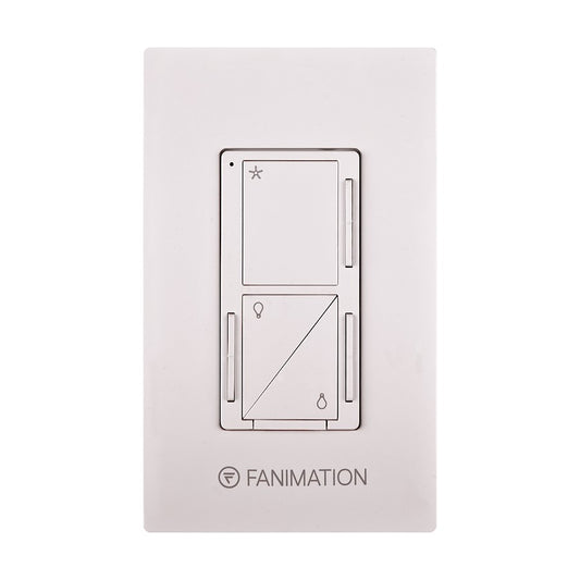 Fanimation Wall Control Fan 3 Speeds and Upper/Down Light, White