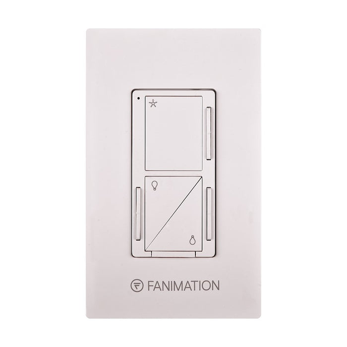 Fanimation Wall Control Fan 3 Speeds and Upper/Down Light, White