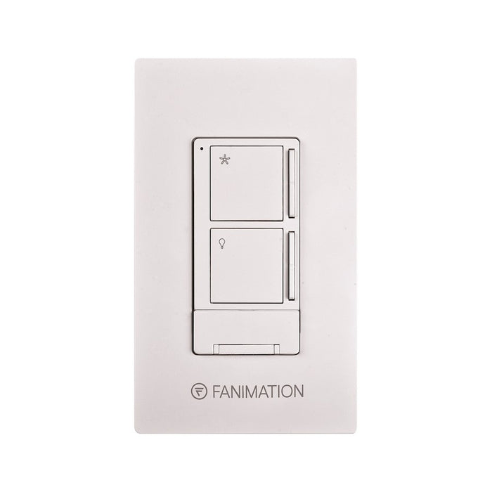 Fanimation Wall Control/Receiver 3 Fan Speeds & Light, White