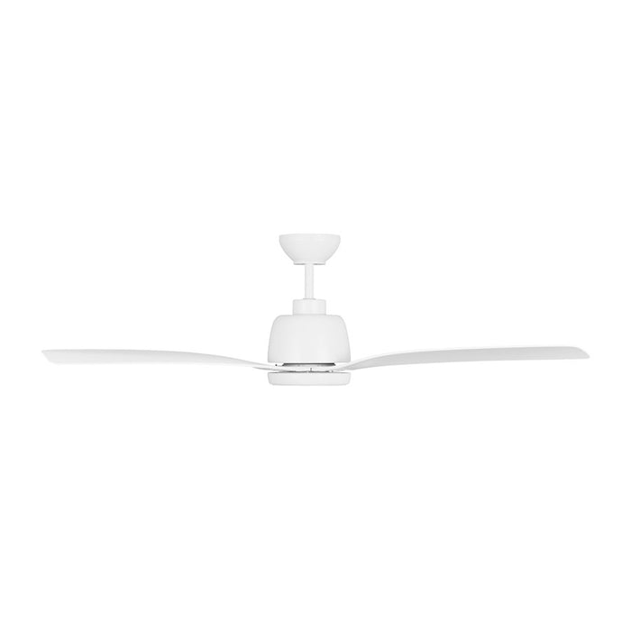 Visual Comfort Fan Avila Coastal 54" Ceiling Fan, White/Opal