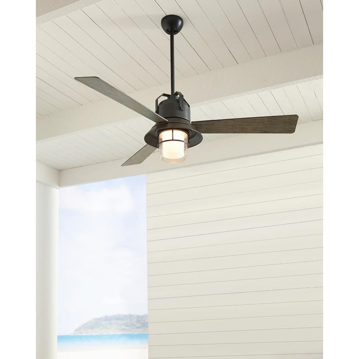 Visual Comfort Fan Boynton 54" Outdoor Ceiling Fan, Ant. Bronze