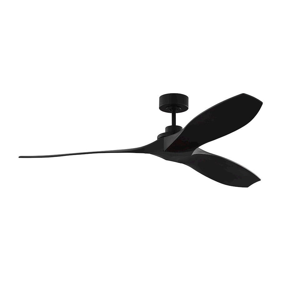 Monte Carlo Fan Co. Collins Coastal Smart 60" Ceiling Fan, Black - 3CLNCSM60MBK