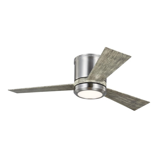 Monte Carlo Fan Company Clarity II Ceiling Fan, Steel/Grey Oak - 3CLYR42BSLGD-V1
