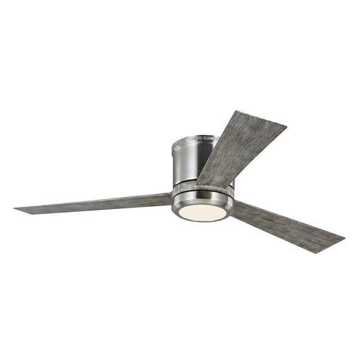 Monte Carlo Fan Company Clarity Ceiling Fan, Steel/Grey Oak - 3CLYR52BSLGD-V1