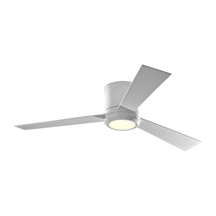Monte Carlo Fan Company Clarity Indoor Ceiling Fan, Matte White - 3CLYR52RZWD-V1