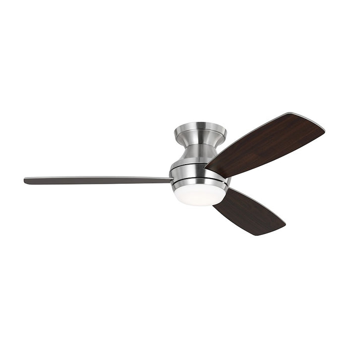 Monte Carlo Fan Company Ikon 52" LED Ceiling Fan, Steel/Walnut - 3IKR52BSD