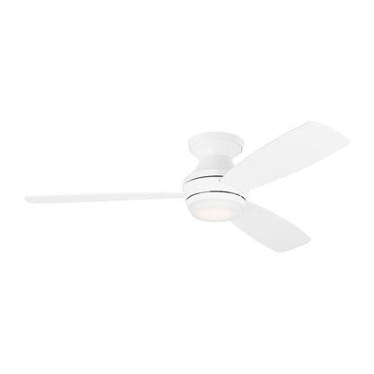 Monte Carlo Fan Company Ikon 52" LED Ceiling Fan, White - 3IKR52RZWD