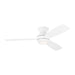 Monte Carlo Fan Company Ikon 52" LED Ceiling Fan, White - 3IKR52RZWD