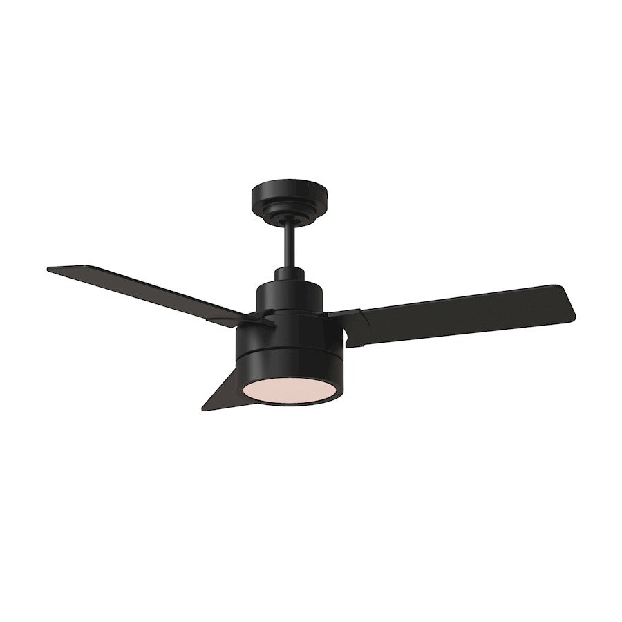 Monte Carlo Fan Company Jovie 44" LED Ceiling Fan, Black/Walnut - 3JVR44MBKD