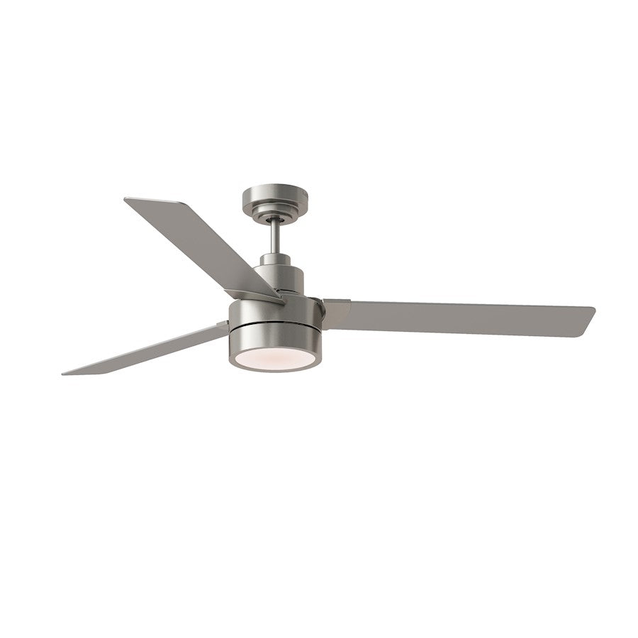 Monte Carlo Fan Company Jovie 58" LED Ceiling Fan, Steel/Walnut - 3JVR58BSD