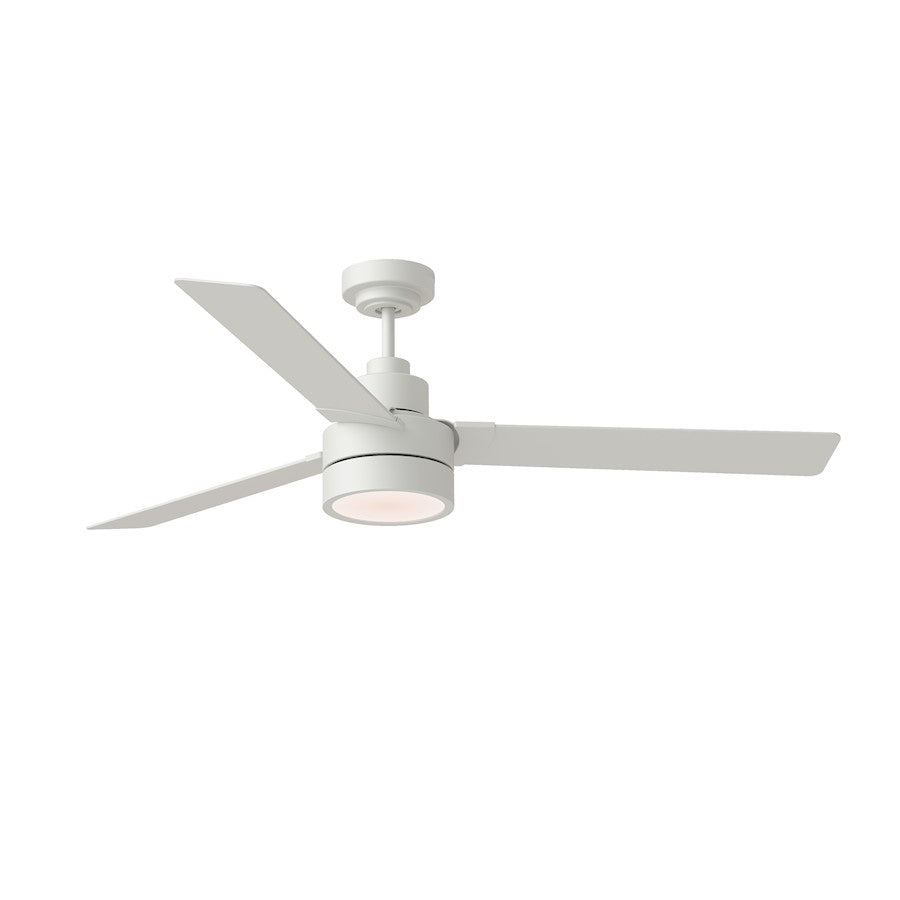 Monte Carlo Fan Company Jovie 58" LED Ceiling Fan, White - 3JVR58RZWD