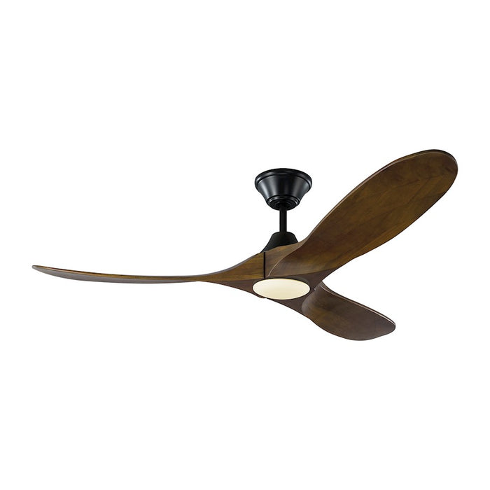 Visual Comfort Fan Maverick LED Ceiling Fan, Black/Walnut