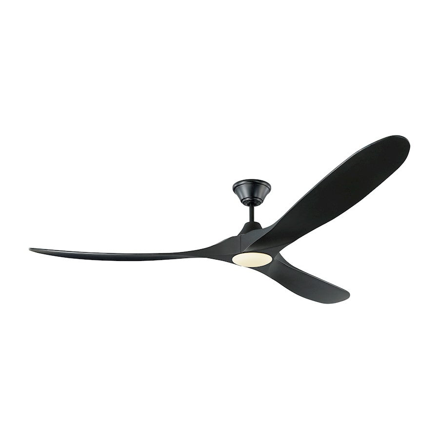 Visual Comfort Fan Maverick LED Ceiling Fan, Black/Walnut