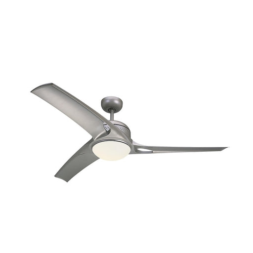 Monte Carlo Fan Company Mach One Ceiling Fan, Titanium/Matte Opal - 3MO52TMO-V1