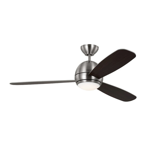 Monte Carlo Fan Orbis 52 LED Ceiling Fan, Brushed Steel/Frosted - 3OBSR52BSD