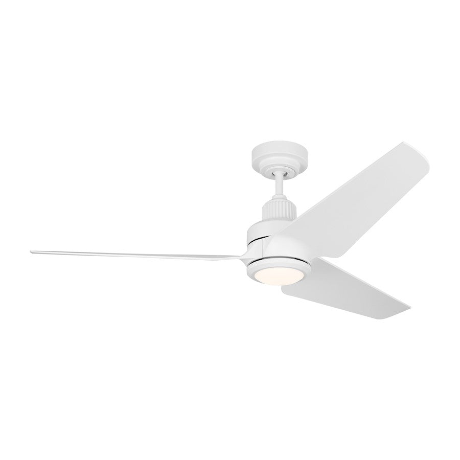 Monte Carlo Fan Company Ruhlmann 52" LED Ceiling Fan, White - 3RULSM52RZWD