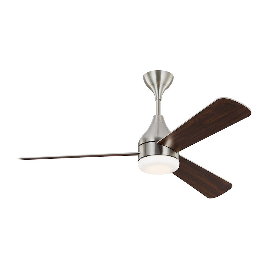 Monte Carlo Fan Co. Streaming Smart 52" Ceiling Fan, Steel/Opal - 3STMSM52BSD