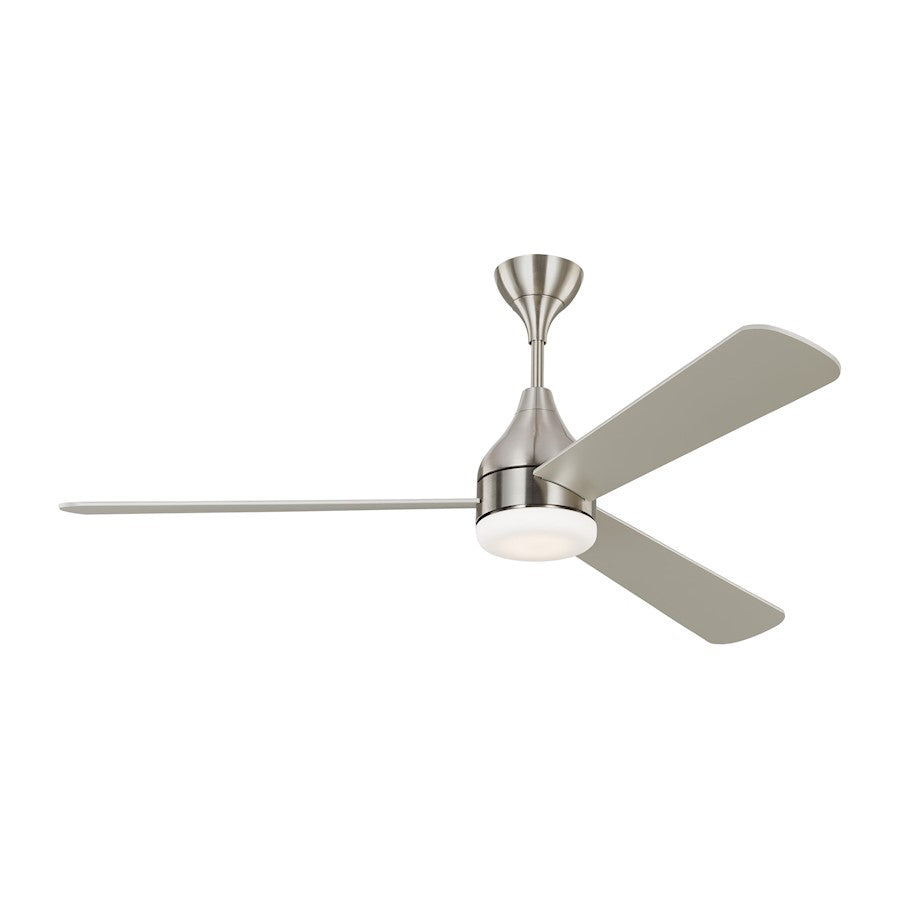 Monte Carlo Fan Co. Streaming Smart 60" Ceiling Fan, Steel/Opal - 3STMSM60BSD