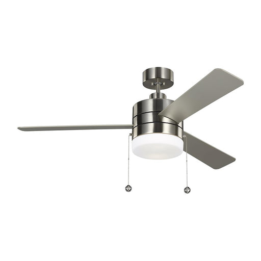 Monte Carlo Fan Company Syrus Indoor Ceiling Fan, Brushed Steel - 3SY52BSD
