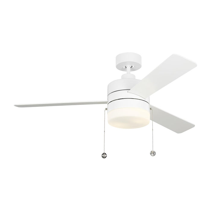 Monte Carlo Fan Company Syrus Indoor Ceiling Fan, Matte White - 3SY52RZWD