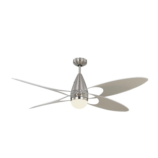 Monte Carlo Fan Company Butterfly Ceiling Fan, Brushed Steel - 4BFR54BSD-V1