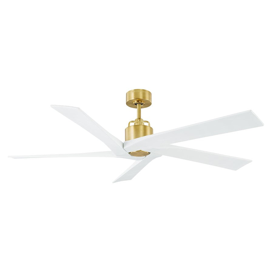 Monte Carlo Fan Company Aspen 56" Ceiling Fan, Burnished Brass - 5ASPR56BBS