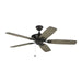 Monte Carlo Fan Company Colony Max Indoor Ceiling Fan, Aged Pewter - 5COM52AGP