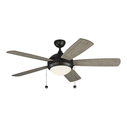 Monte Carlo Fan Company Discus Classic Ceiling Fan, Pewter/Opal - 5DIC52AGPD-V1