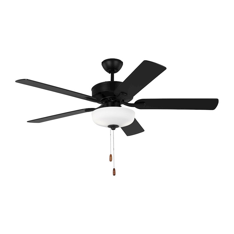 Monte Carlo Fan Company Linden DC 52 LED Ceiling Fan, Midnight - 5LDDC52MBKD