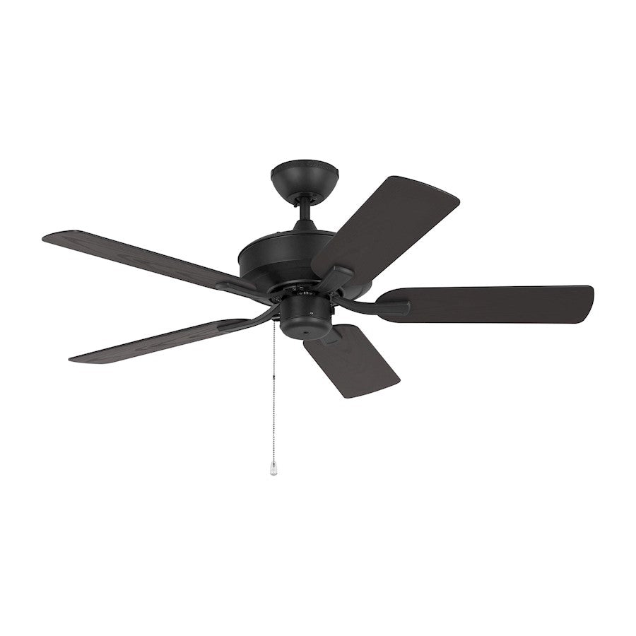 Monte Carlo Fan Company Linden Outdoor 44 Ceiling Fan, Midnight - 5LDO44MBK