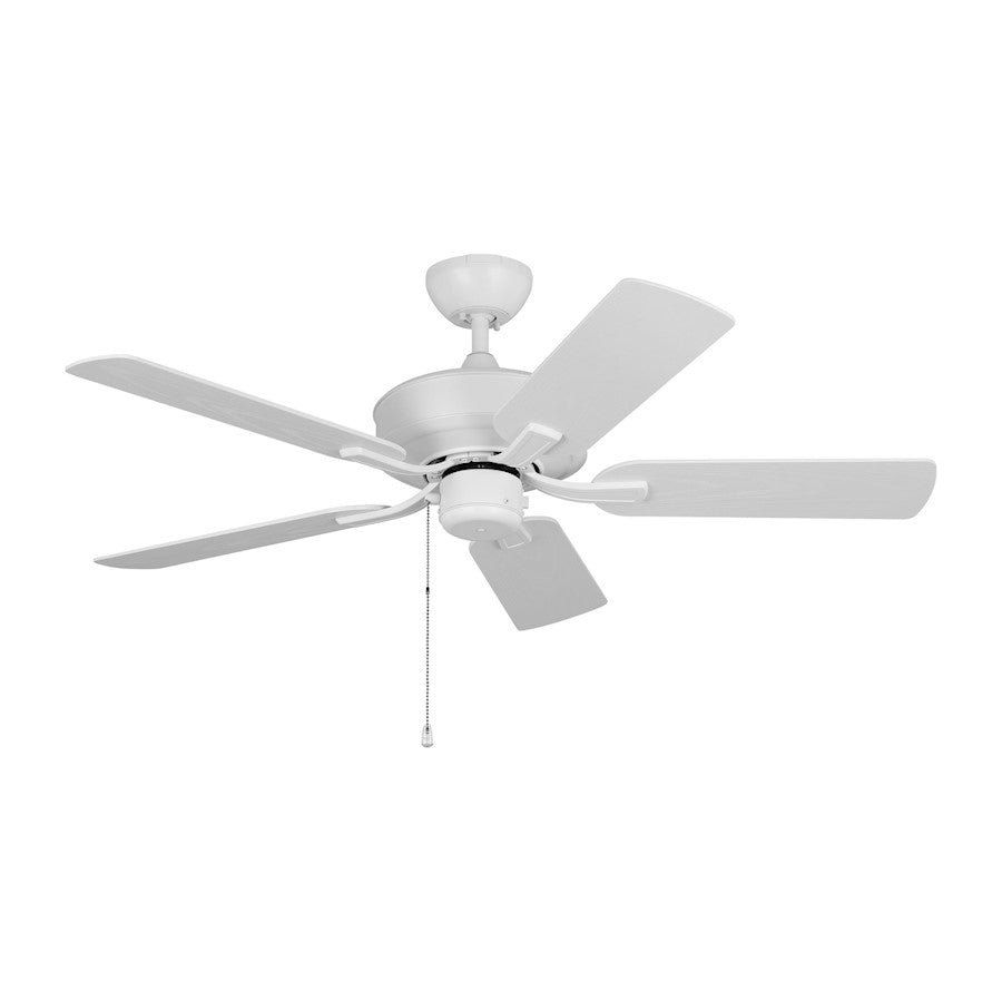 Monte Carlo Fan Company Linden Outdoor 44 Ceiling Fan, Matte White - 5LDO44RZW