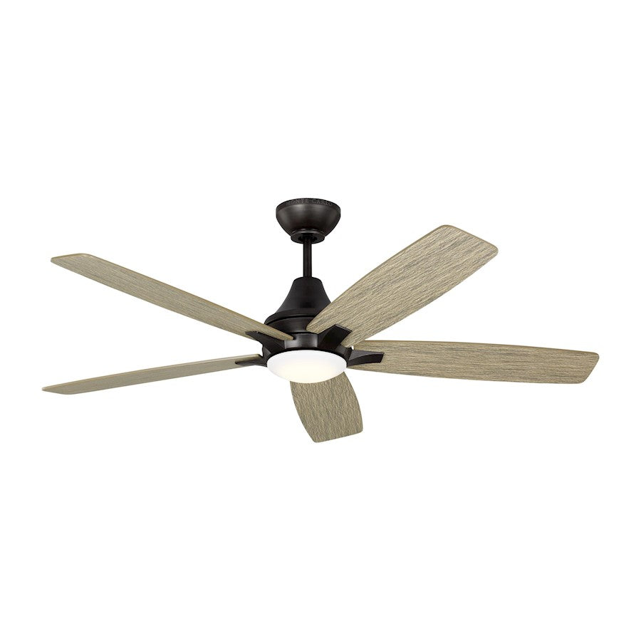 Monte Carlo Fan Company Lowden 52" Ceiling Fan, Pewter/Frosted - 5LWDR52AGPD