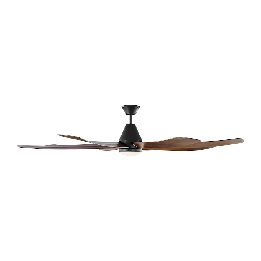 Visual Comfort Fan Kingston Indoor Ceiling Fan, Matte Black