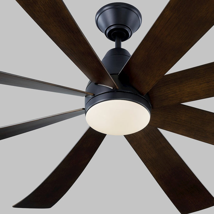 Visual Comfort Fan Kingston Indoor Ceiling Fan, Matte Black