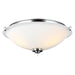 Monte Carlo Fan Company 3 Light LED Light Kit/Bowl Cap, Brushed Steel - MC247BS