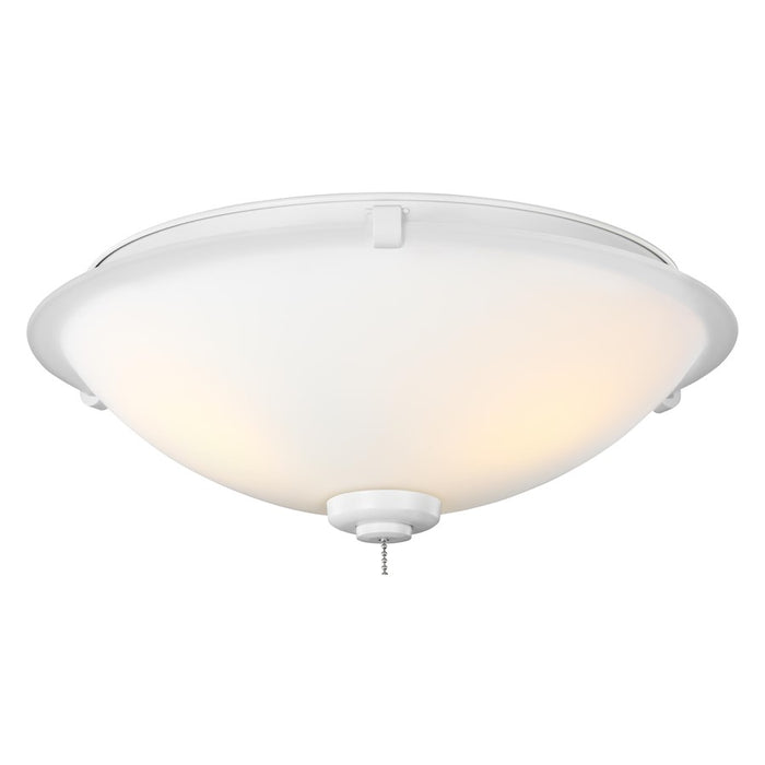 Monte Carlo Fan Company 3-Light LED Light Kit/Bowl Cap, Matte White - MC247RZW