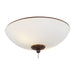 Monte Carlo Fan Company Ceiling Fan Light Kit, Roman Bronze - MC266RB