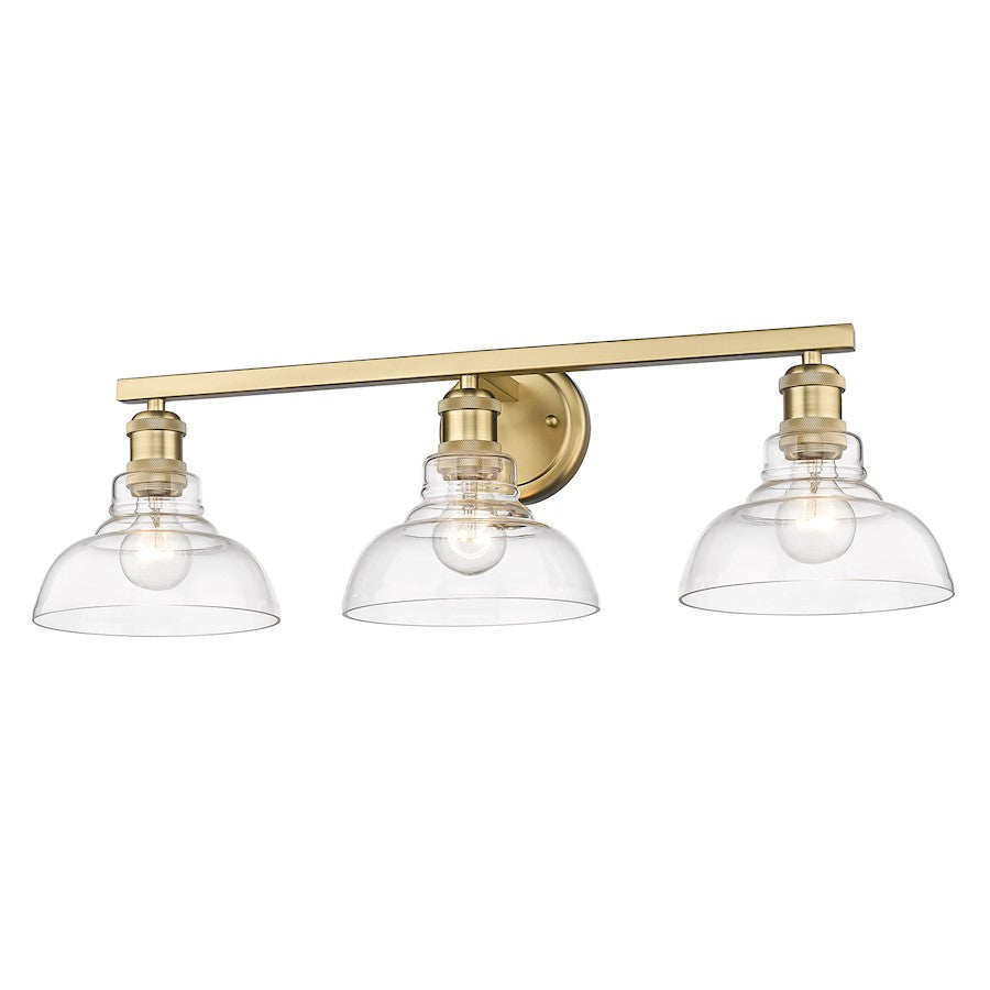 3 Light Bathroom Vanity Light, Bronze