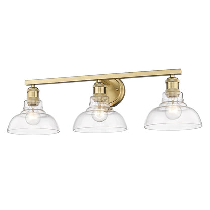 3 Light Bathroom Vanity Light, Bronze