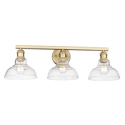 3 Light Bathroom Vanity Light, Bronze