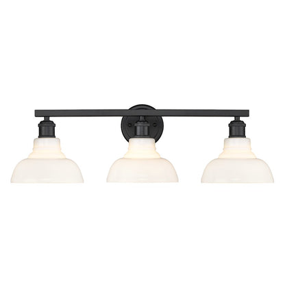 3 Light Bathroom Vanity Light, Black