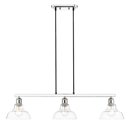 3 Light Linear Pendant